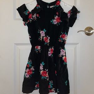 Girl’s Patterned Off-Shoulder Romper